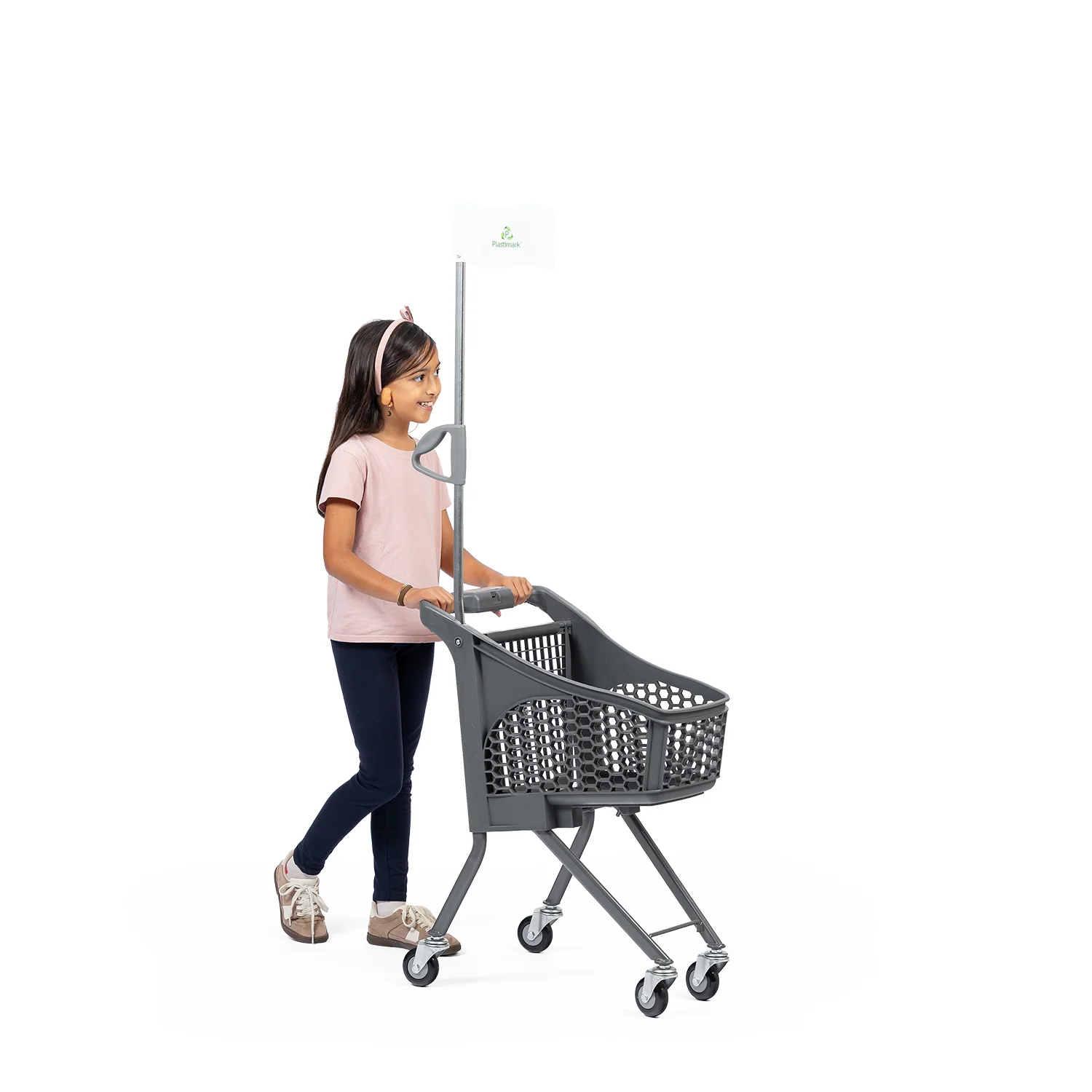 Baby trolley yandan görünüm, hareket halinde